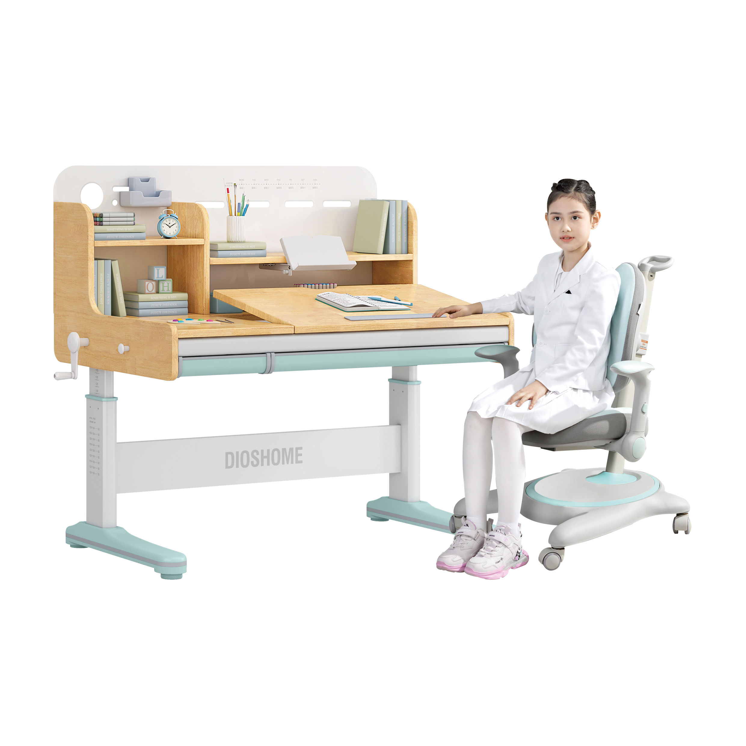 大象實木學習桌